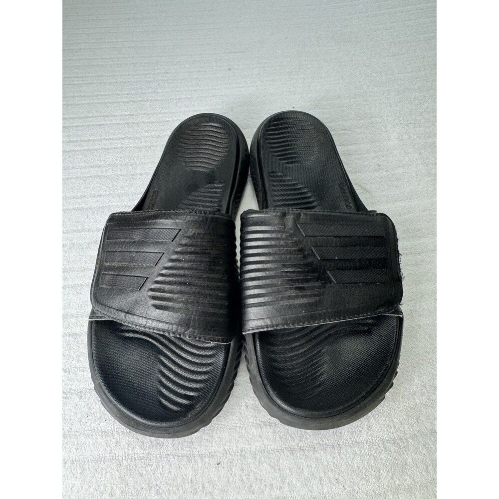 Adidas Men’s Black Adjustable Slide Sandals Size US 9